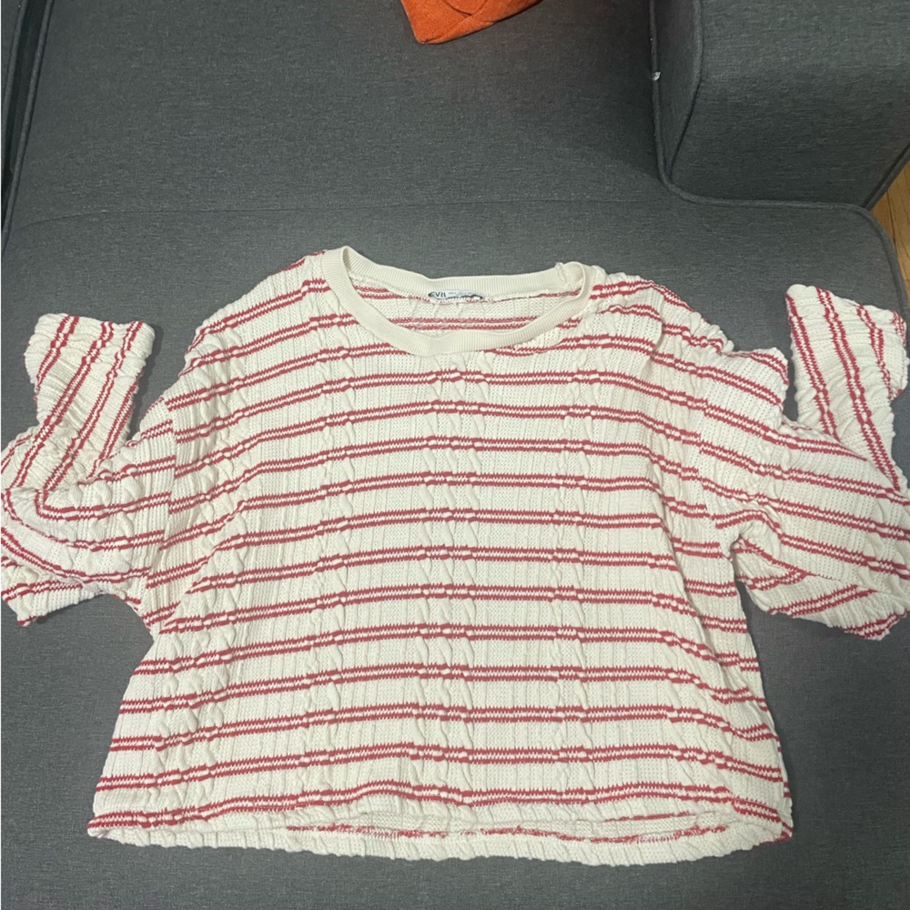 Striped cropped Zara Sweater